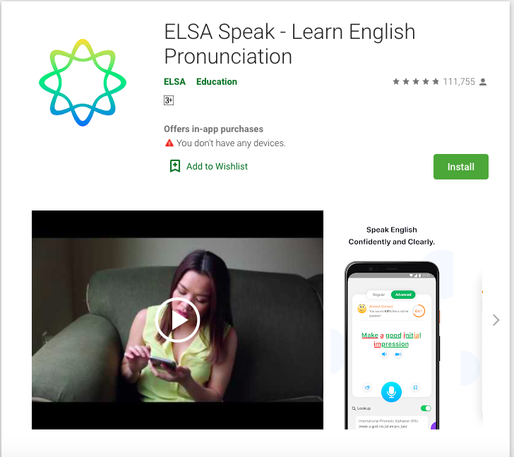 Elsa Speak: English Accent Coach