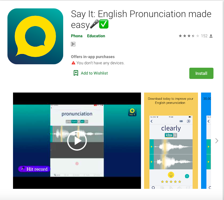 Say It: English Pronunciation