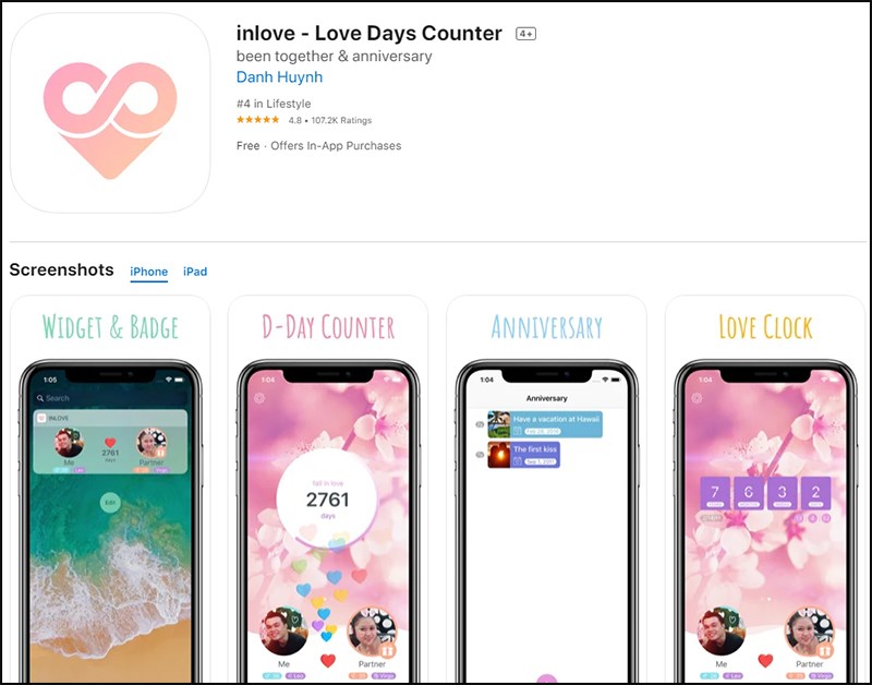 Ứng dụng Lovedays