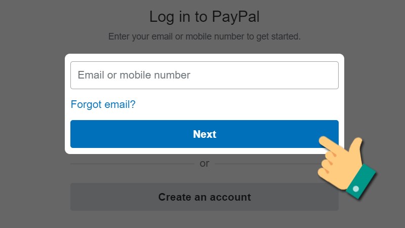 Đăng nhập PayPal để nạp tiền