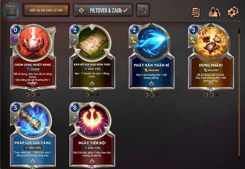 Một số thẻ b&agrave;i ph&eacute;p