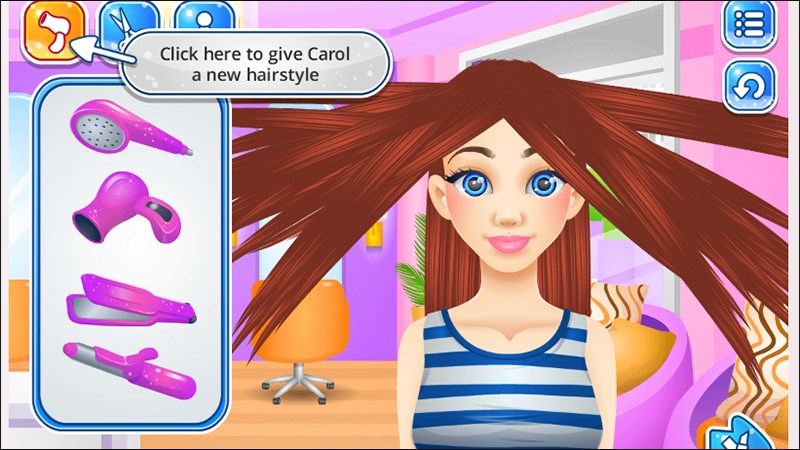 Cắt tóc cho Carol 