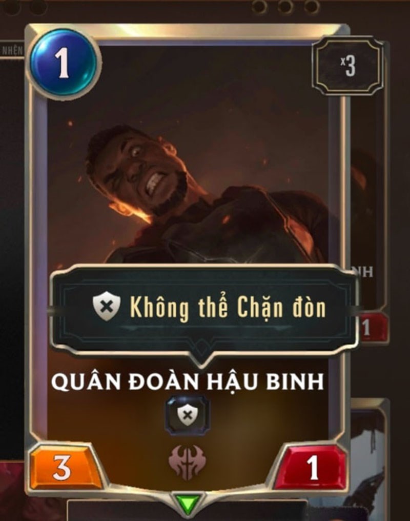 Không thể chặn đòn