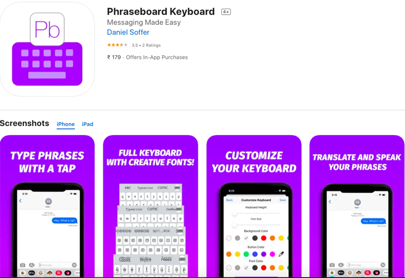 Phraseboard Keyboard