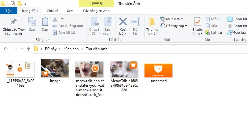 Bạn bỏ tất cả ảnh cần thay đổi kích thước vào một thư mục. Bạn bỏ tất cả ảnh cần thay đổi kích thước vào một thư mục.