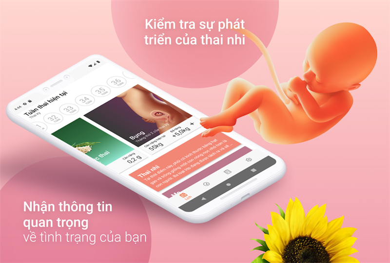 Trợ lý mẹ bầu.Theo dõi thai kỳ, kiến thức cần biết