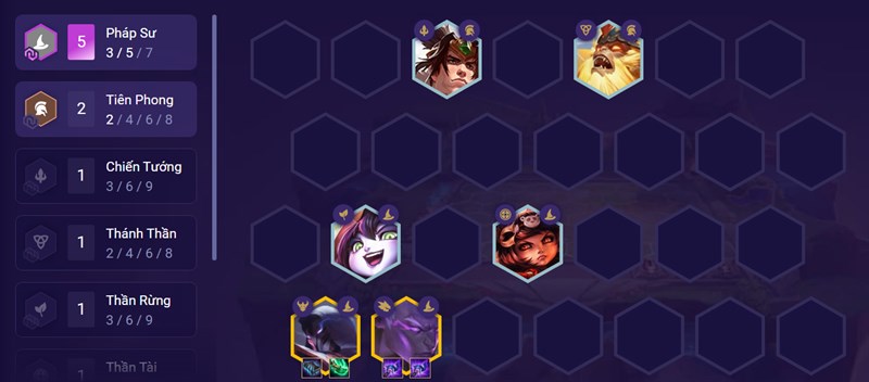 Đội h&igrave;nh giữa trận