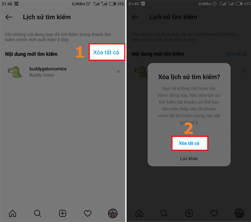 Chọn Xóa tất cả Chọn Xóa tất cả