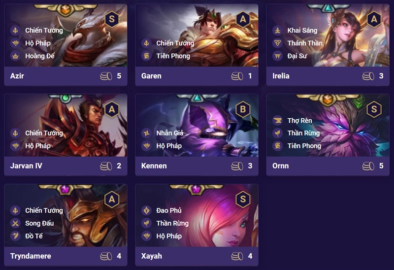 Đội h&igrave;nh Chiến Tướng Hộ Ph&aacute;p DTCL M&ugrave;a 4.5