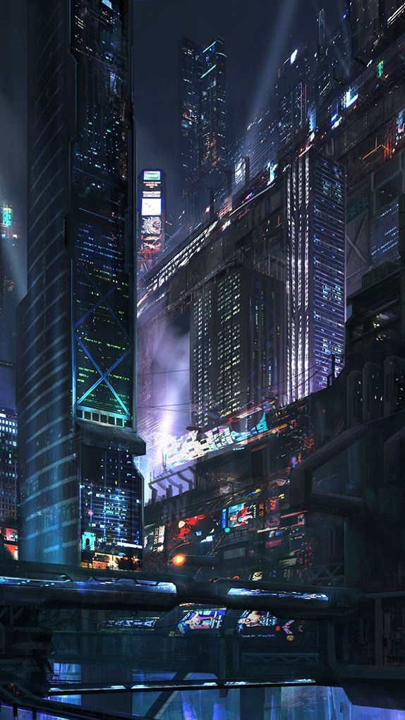 Cyberpunk Buildings