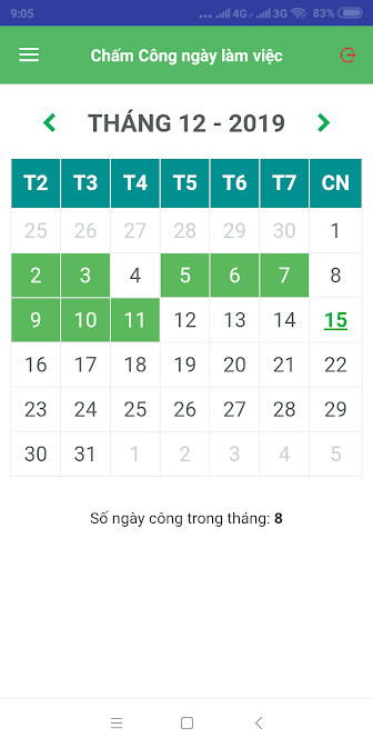 Sổ Chấm Công