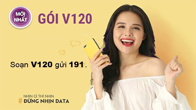 Đăng ký gói 4G V120 Viettel 60GB tốc độ cao rẻ, nhanh, đơn giản