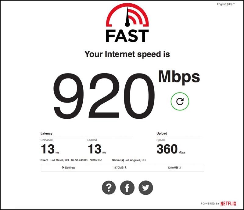 FAST Speed Test