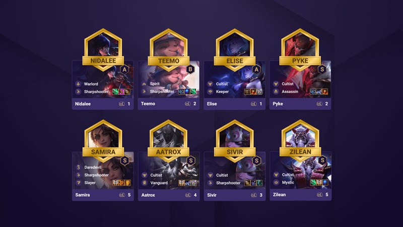 Đội h&igrave;nh Cuồng Gi&aacute;o Thiện Xạ DTCL M&ugrave;a 4