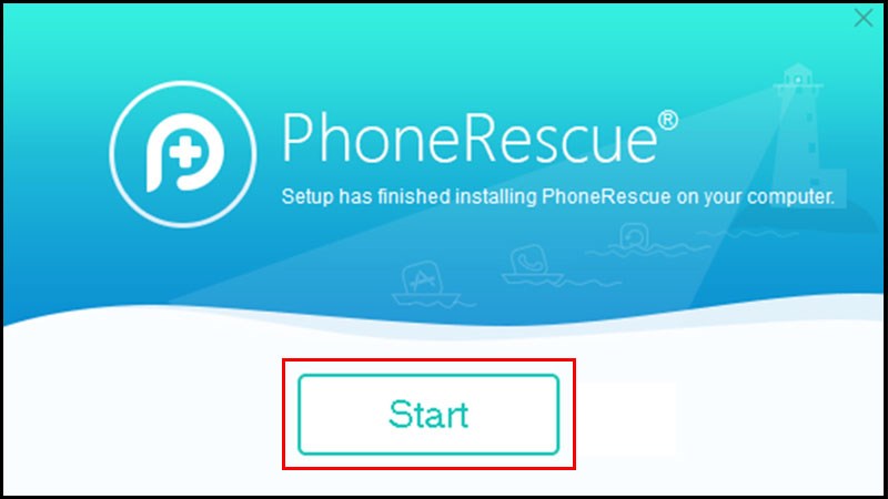 Bạn nhấn n&uacute;t Start.