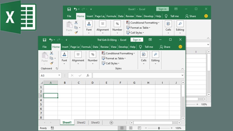 Cách mở 2 file Excel cùng lúc trên máy tính đơn giản, có video hướng dẫn