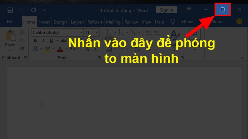Nhấn vào biểu tượng  fullscreen&nbsp;cả 2 file Word.