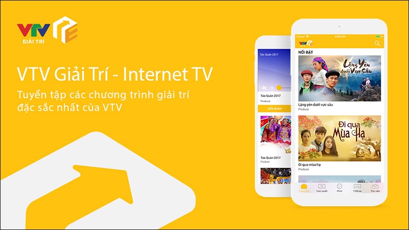 VTV Giải Trí - Internet TV - Ứng dụng xem TV online của VTV