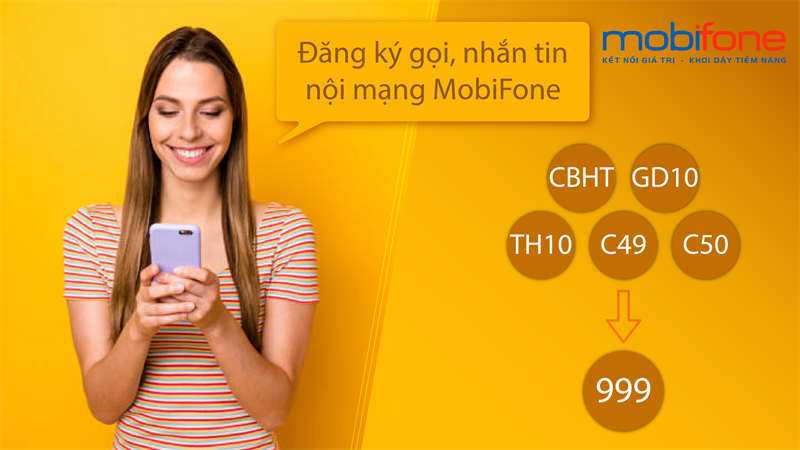 Đăng ký gói cước gọi, nhắn tin nội mạng MobiFone HOT, khuyến mãi khủng