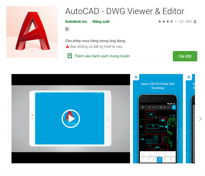 AutoCAD - DWG Viewer & Editor - Vẽ thiết kế nội thất