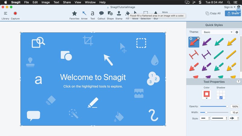 Phần mềm ghi màn hình Snagit