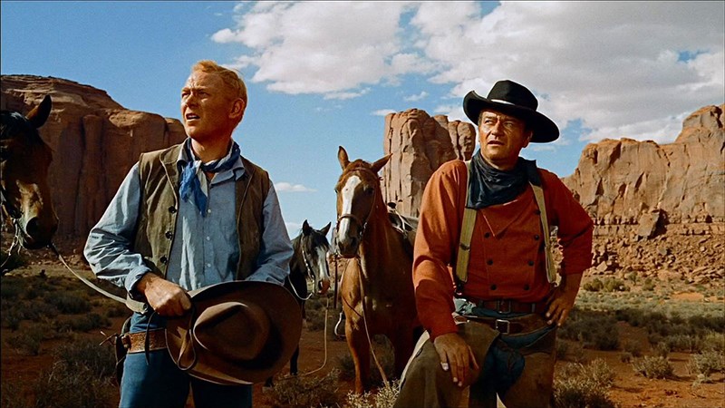 Hai diễn viên chính trong phim The Searchers