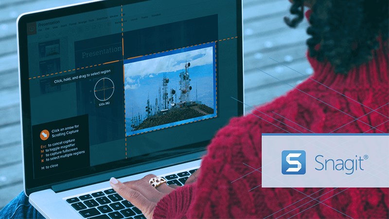 Cách sử dụng phần mềm Snagit để chụp ảnh màn hình máy tính