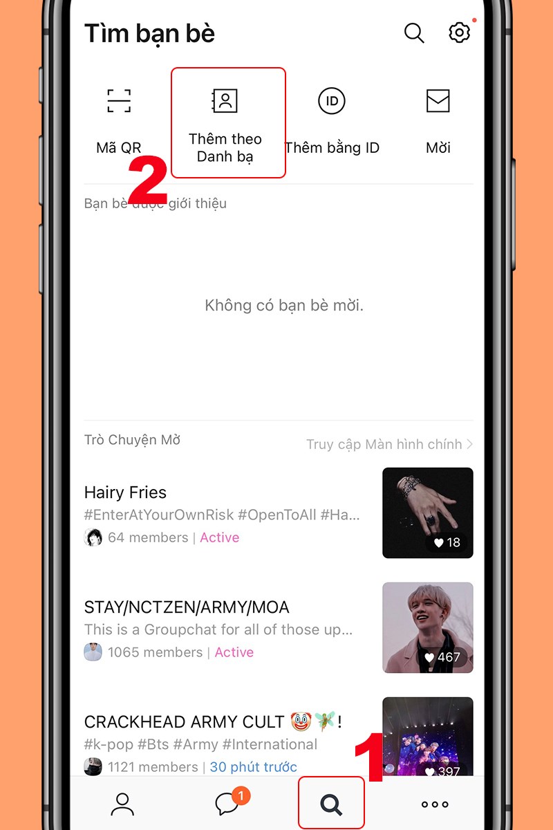 Chọn Th&ecirc;m danh bạ