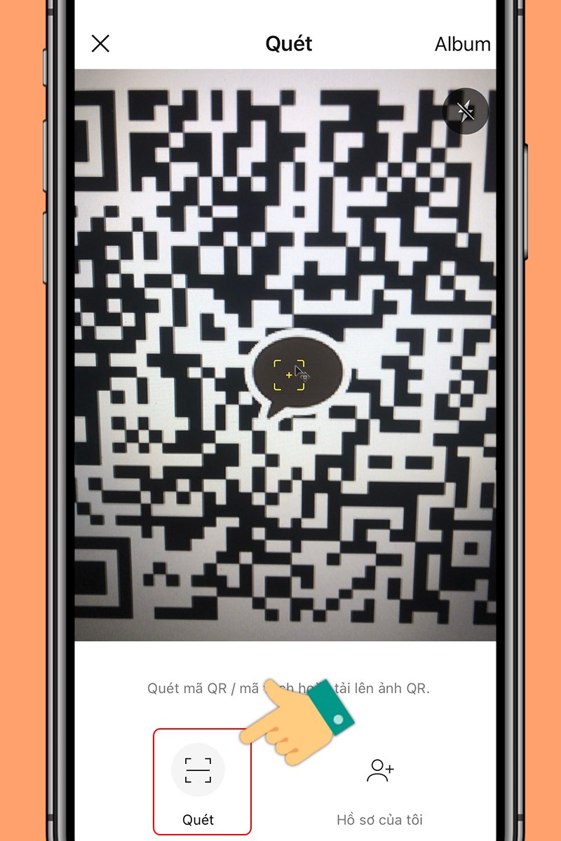 Kết bạn qua m&atilde; QR