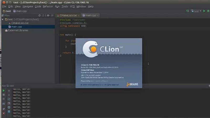 Phần mềm Clion
