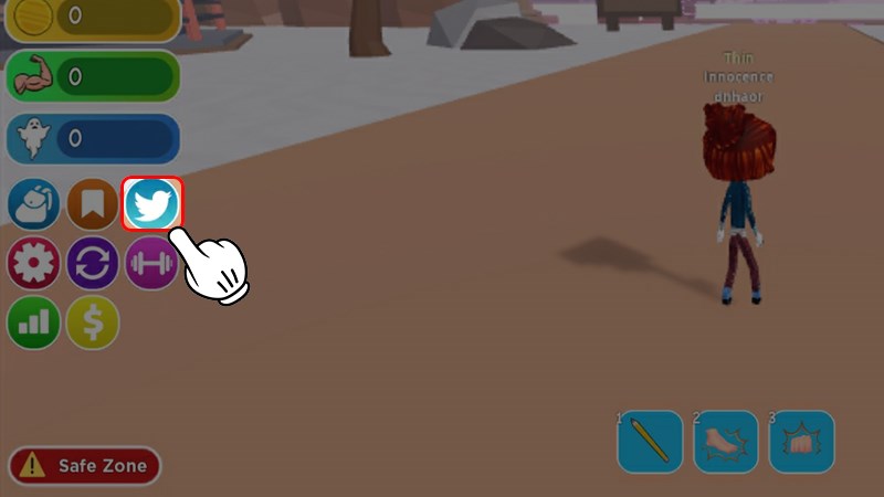 Nhấn v&agrave;o biểu tượng nhập code