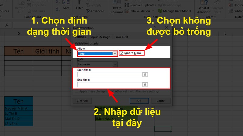 Time: Thời gian