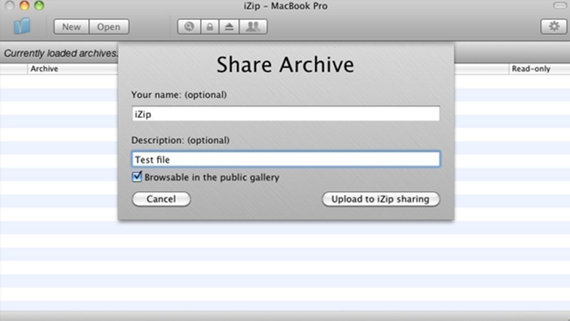 iZip - Phần mềm giải nén trên MacBook miễn phí