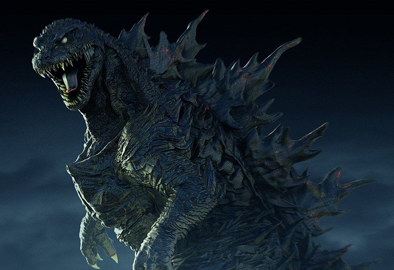Hình ảnh con quái vật trong Godzilla