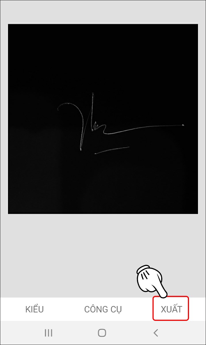 Cách tạo chữ ký trên ảnh, chèn chữ ký tay vào hình bằng Snapseed