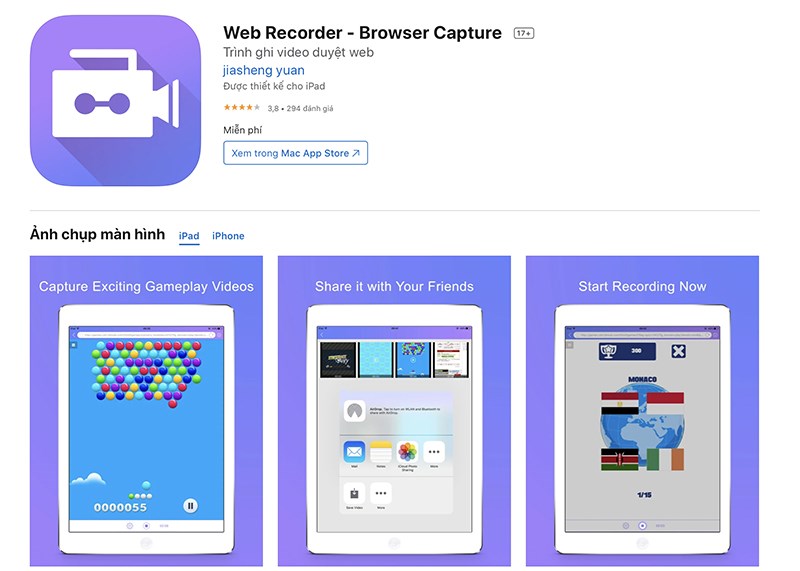 Web Recorder