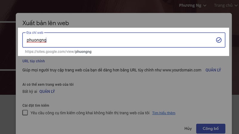 Cách dùng Google Sites tạo, thiết kế trang web miễn phí, nhanh chóng Si1-800x450