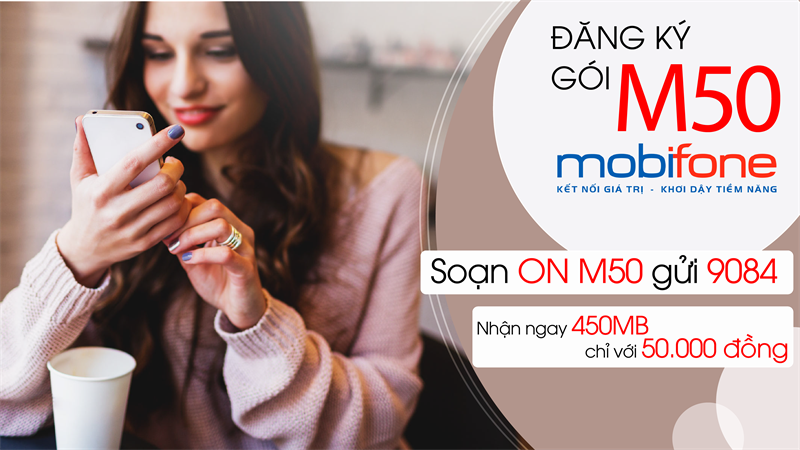 Đăng ký gói M50 MobiFone