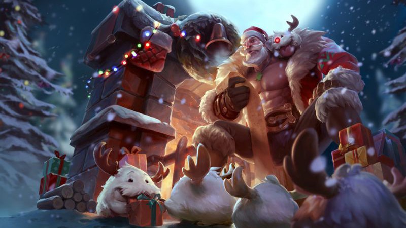 Braum được các chú Poro vô cùng yêu mến Braum được các chú Poro vô cùng yêu mến