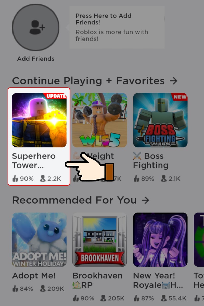 Chọn mode chơi Superhero Tower Defense