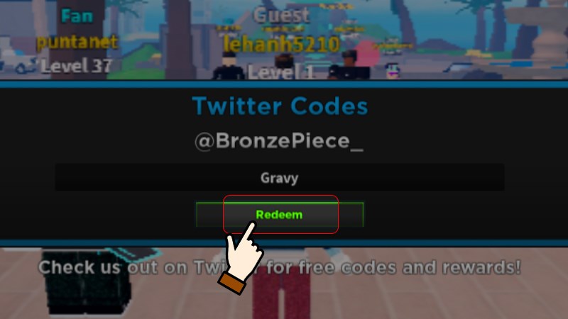 Nhấn chọn Redeem