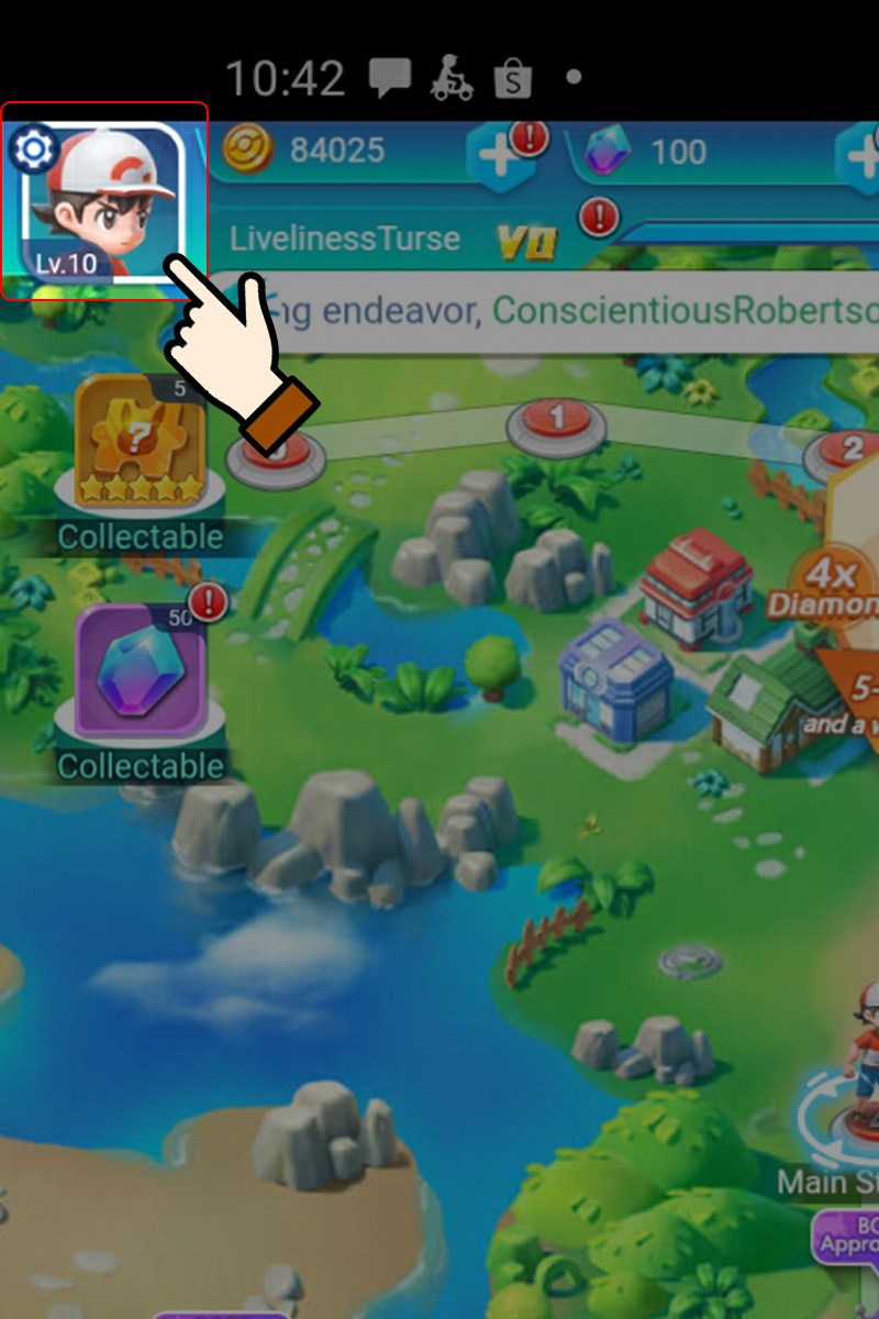 Chọn avatar nh&acirc;n vật