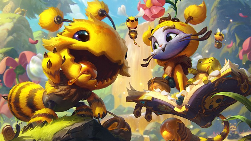 Nên đặt Yuumi ở tuyến đầu đội hình Yuumi giúp chủ lực có thể trụ lại chiến trường lâu hơn