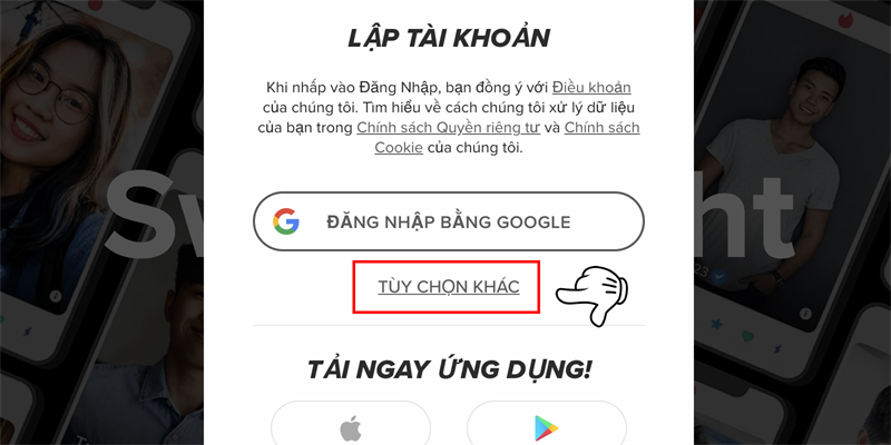 Chọn Tuỳ chọn khác