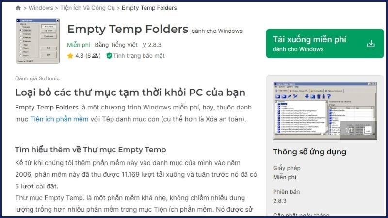 Empty Temp Folder 