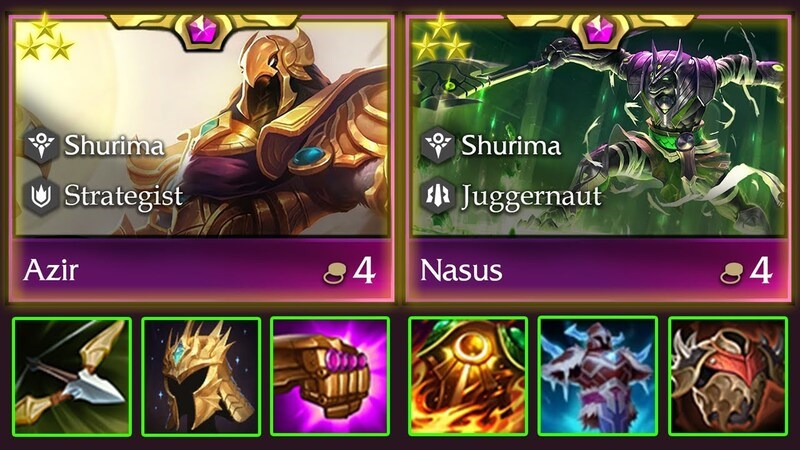 Nasus và Azir là cặp đôi mạnh mẽ trong đội hình Shurima