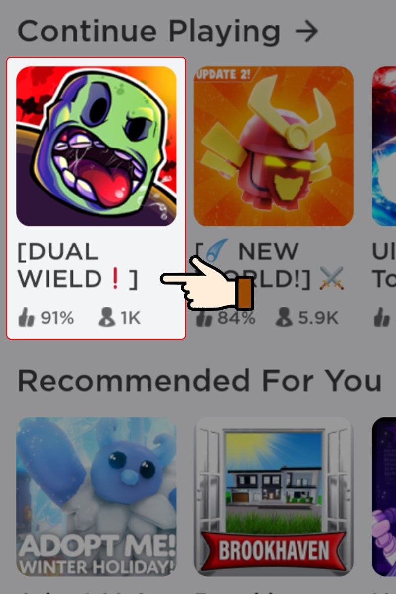 Nhấn chọn mode chơi Zombie Strike