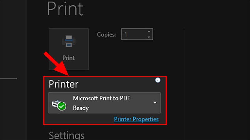 Phần Printer