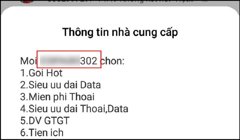 Sử dụng tổng đài *110#