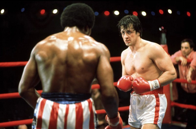 Rocky trong cuộc tranh đấu với Apollo